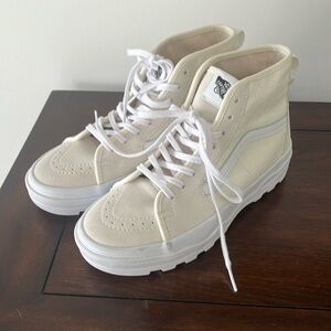 Brand new high top Vans. Never worn, size 8.